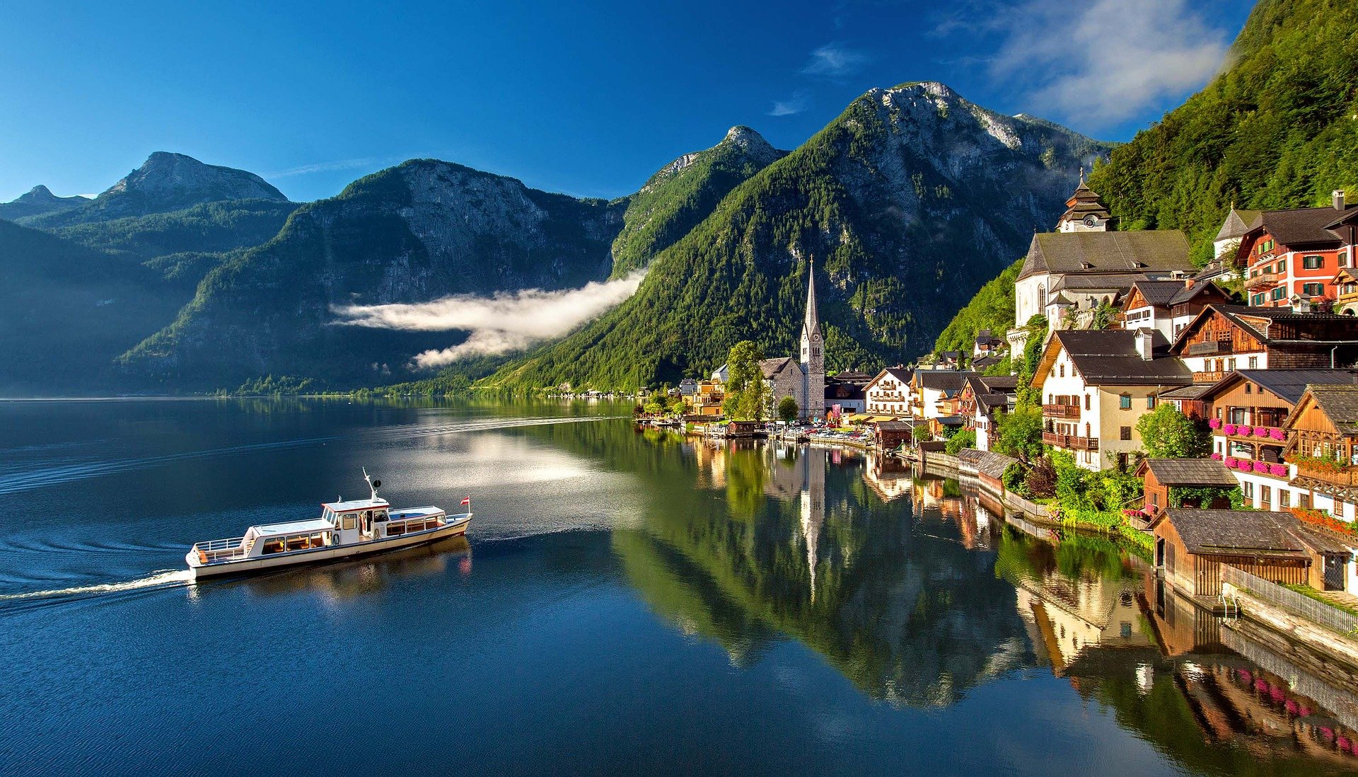 Austria city on lake